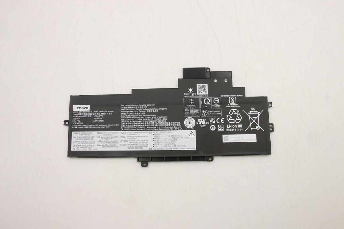 Lenovo Ersatzakku – Li-Ion, 49,5 Wh – für ThinkPad X1 Nano