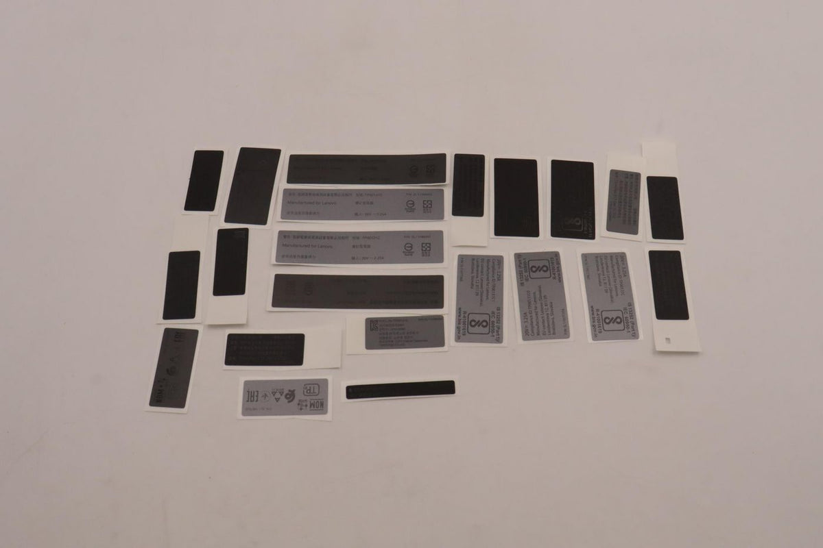 Lenovo Etiketten-Set – OEM-Teilenummer FRU5L11H70935