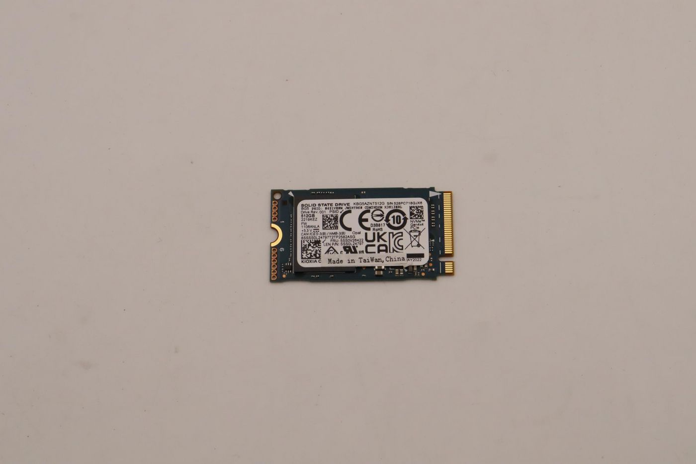 Lenovo SSD – 512 GB, M.2 2242, PCIe 4.0