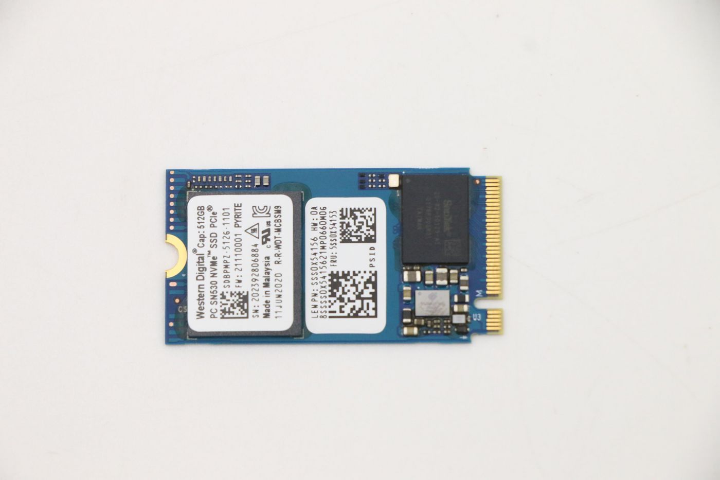 Lenovo 512 GB PCIe NVMe M.2 2242 SSD
