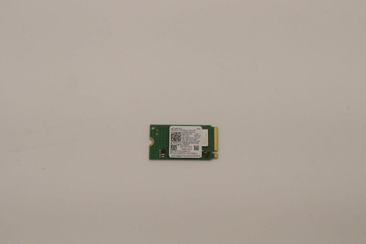 Lenovo SSD – 256 GB, PCIe 4.0 NVMe, M.2 2242