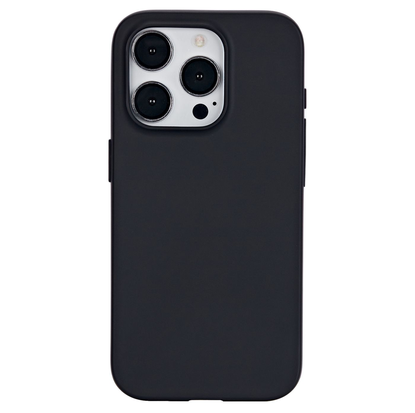 eSTUFF INFINITE (GRS) VIENNA Backcover – für Apple iPhone 15 Pro, TPU, Schwarz, GRS-zertifiziert, stossfest
