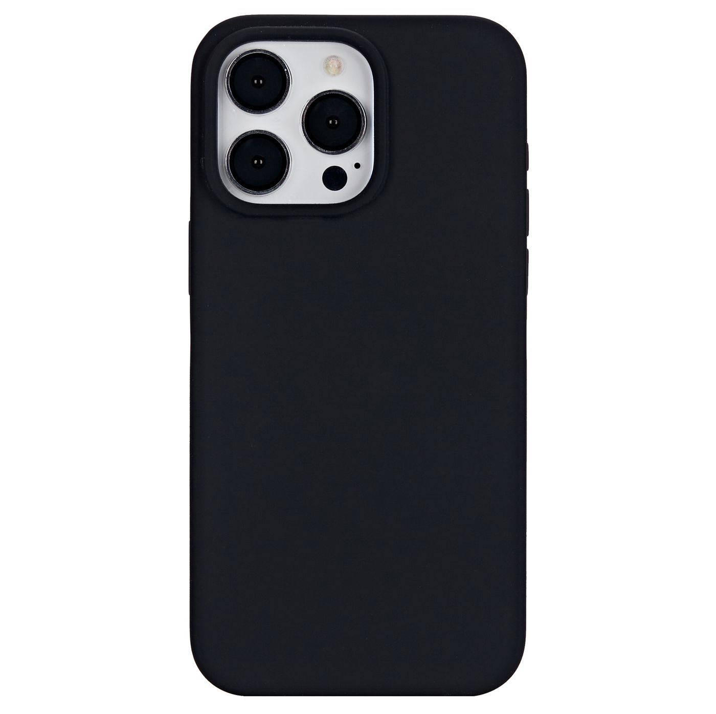 eSTUFF INFINITE RIGA (GRS) Backcover – für Apple iPhone 15 Pro Max, PC+Silikon+Mikrofaser, schwarz
