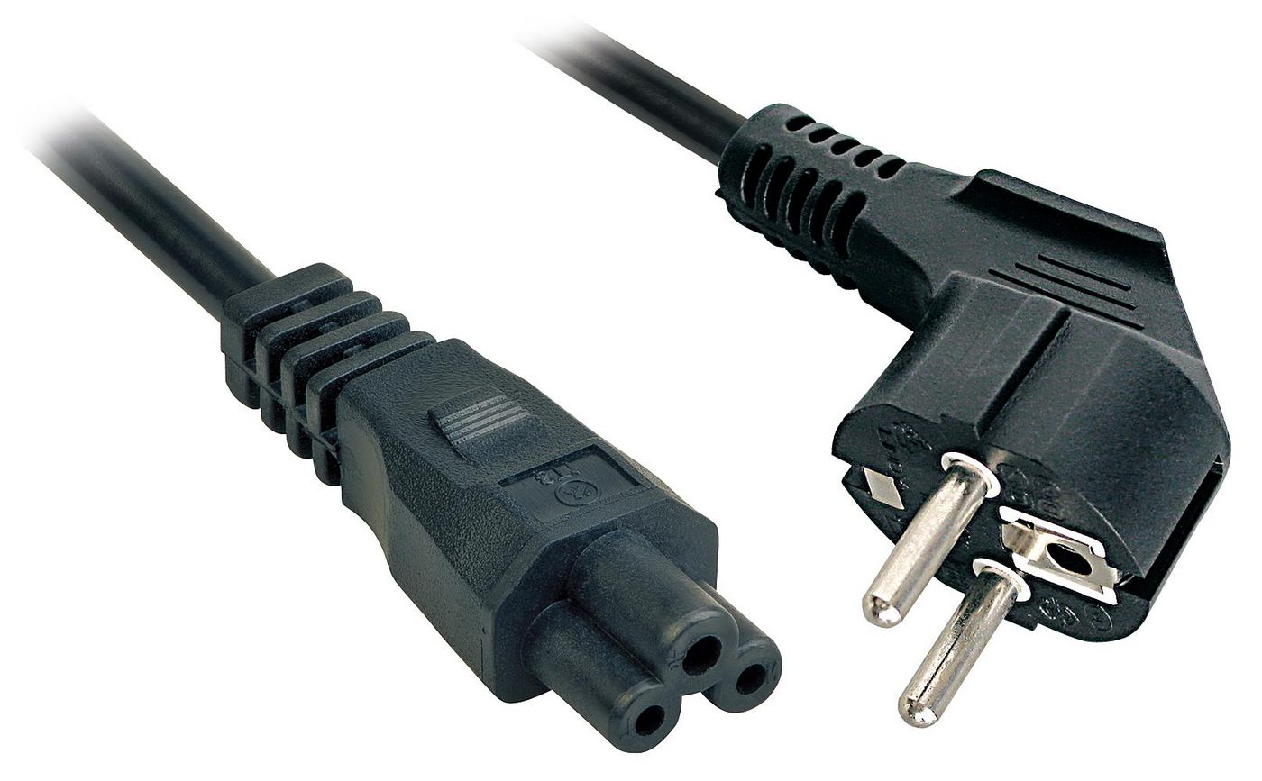 Lindy Netzkabel, Schuko (Typ F) auf IEC C5, 3 m