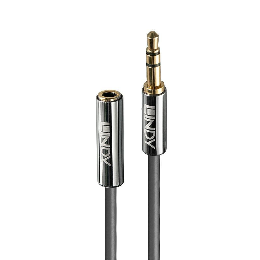 Lindy Audio-Verlängerungskabel 3,5 mm Klinke (Stecker) auf 3,5 mm Klinke (Buchse) – 3 m, 3-polig (TRS)