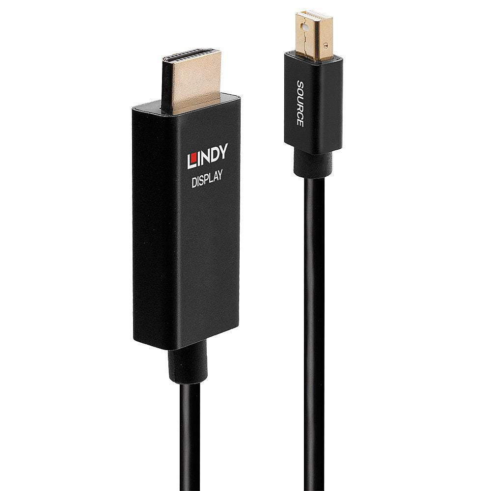 Lindy Mini DisplayPort auf HDMI Adapter, 50 cm, HDR
