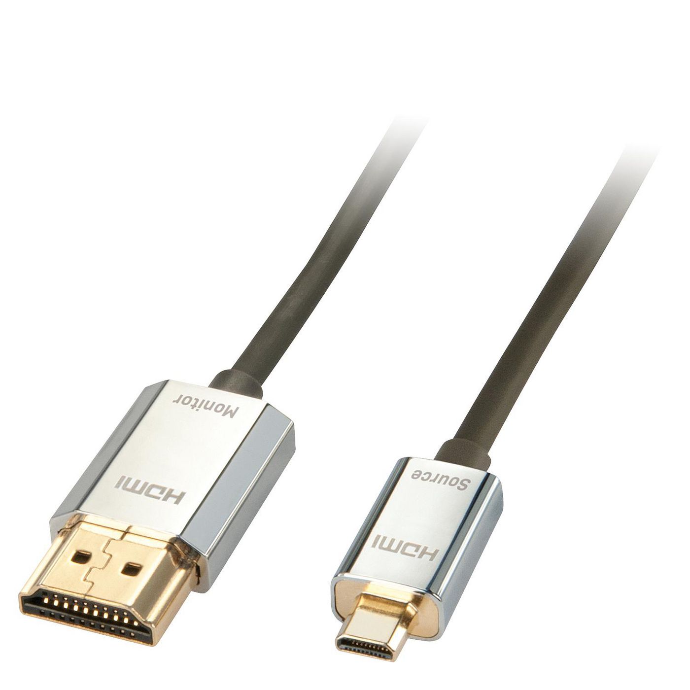Lindy HDMI-Kabel, Micro HDMI, Grau
