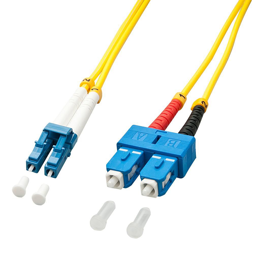 Lindy LWL-Patchkabel – LC-ST, Singlemode, 5 m