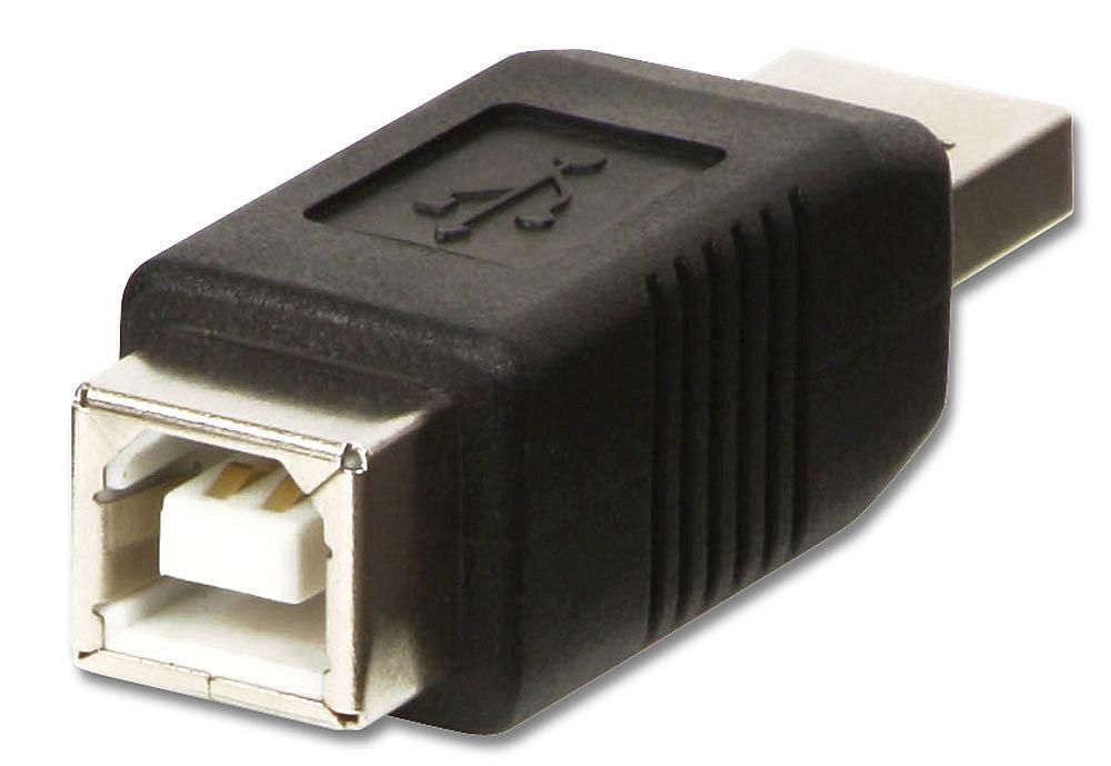 Lindy USB-A (Stecker) auf USB-B (Buchse) Adapter