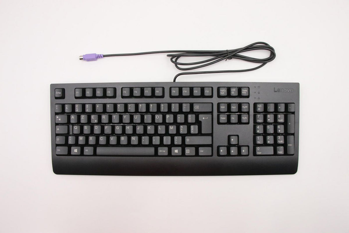 Lenovo FRU00XH899 – Tastatur – kabelgebunden (PS/2) – AZERTY (BE/FR) – Schwarz