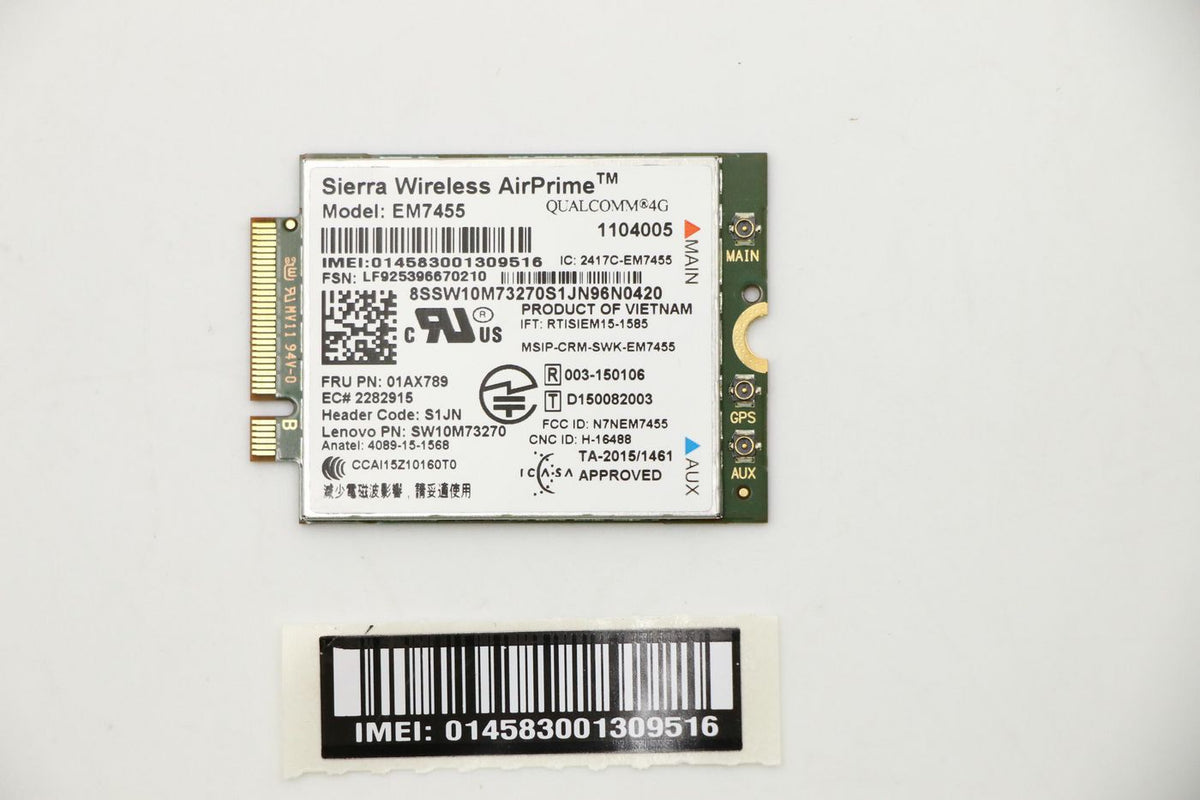 Lenovo 4G LTE M.2 Mobilfunkmodul – für Notebook mit M.2-Steckplatz