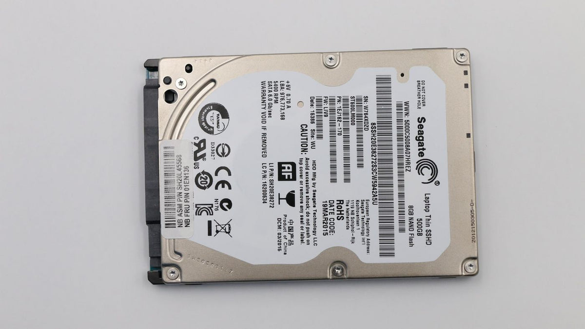Lenovo 500 GB SSHD 5400 U/min 7 mm SATA