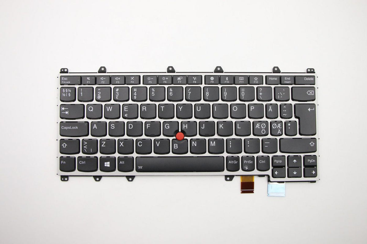 Lenovo KB SLV – Notebook-Ersatztastatur – QWERTY (Nordic) – Grau