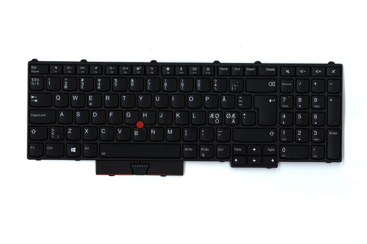 Lenovo Tastatur – QWERTY (Nordisch) – beleuchtet