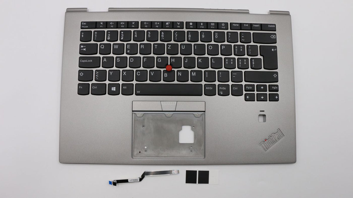 Lenovo C-Cover Tastatur-Case für Lenovo Notebooks 15,9" – Kabelgebunden, QWERTZ (CH) – Silber