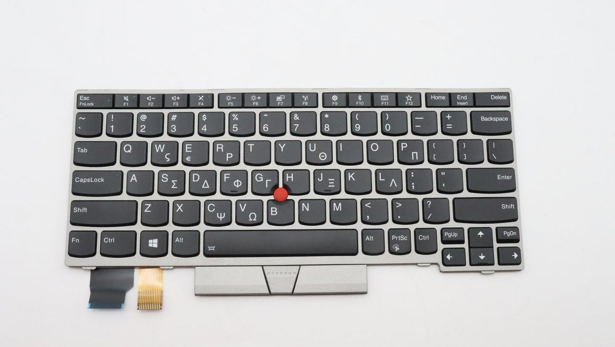 Lenovo Tastatur (Ersatzteil) – für Lenovo (FRU 01YP853) – Griechisch – Silber