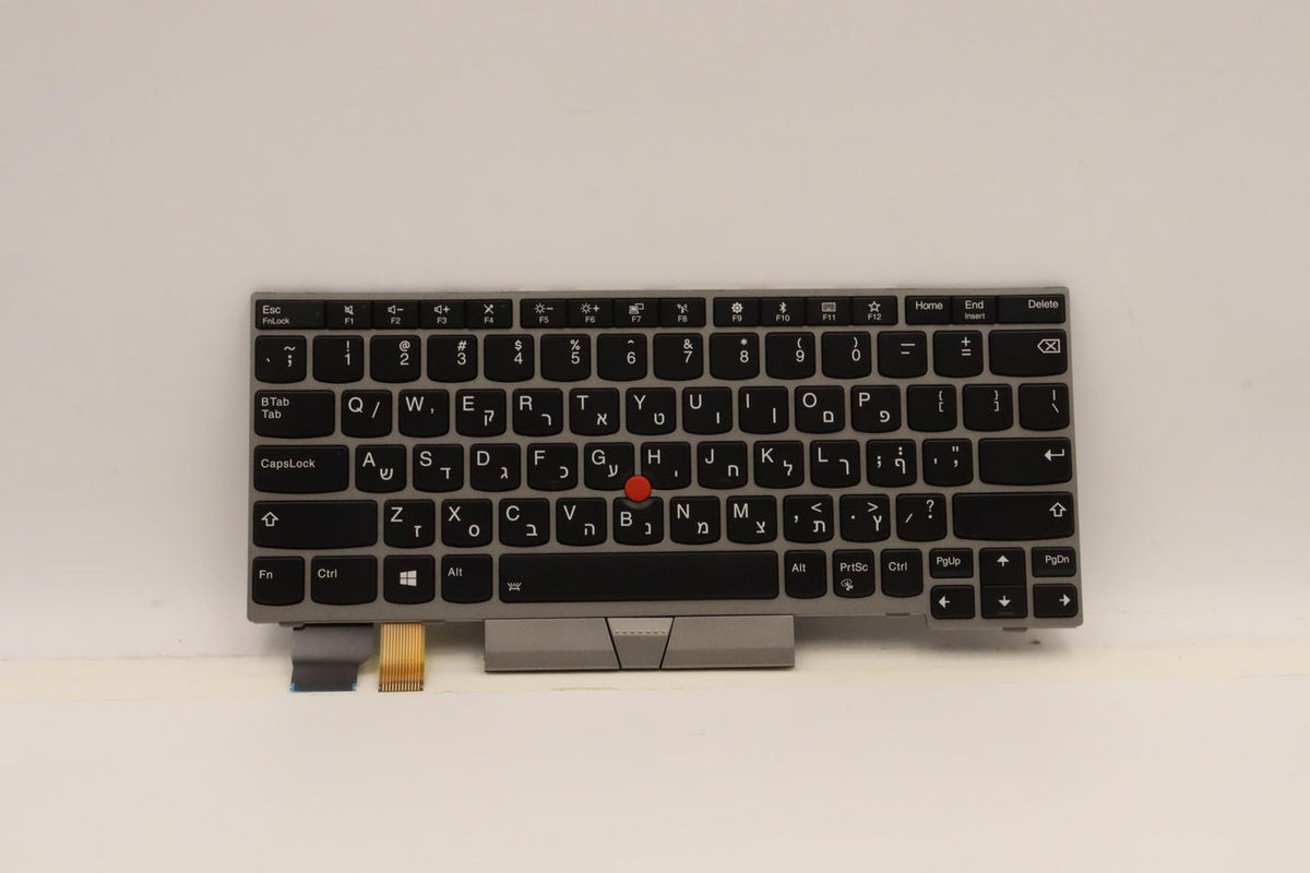 Lenovo BL Silver – Tastatur – Hebräisch – Grau