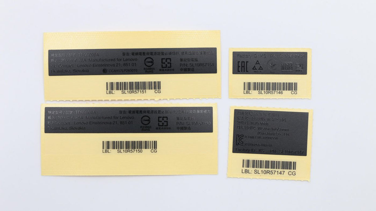 Lenovo KIT GEO LABEL – FRU01YU832, Japan, 0.30 kg, 0.5×3.5×8.0 cm