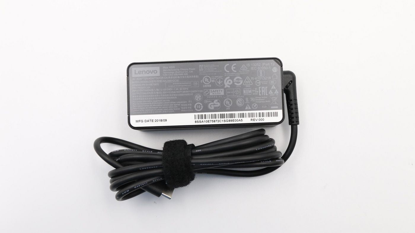 Lenovo 00HM663 Netzteil 45 W – USB‑C×1 – für Lenovo-Laptops