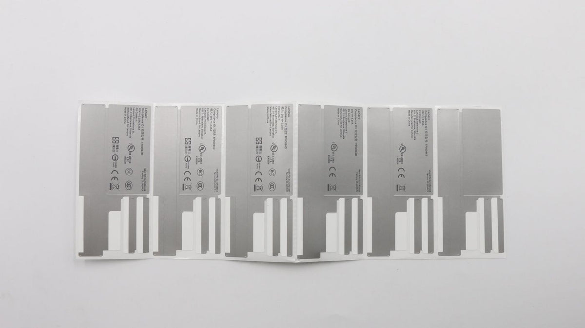 Lenovo SYSTEM Etikett – Silber