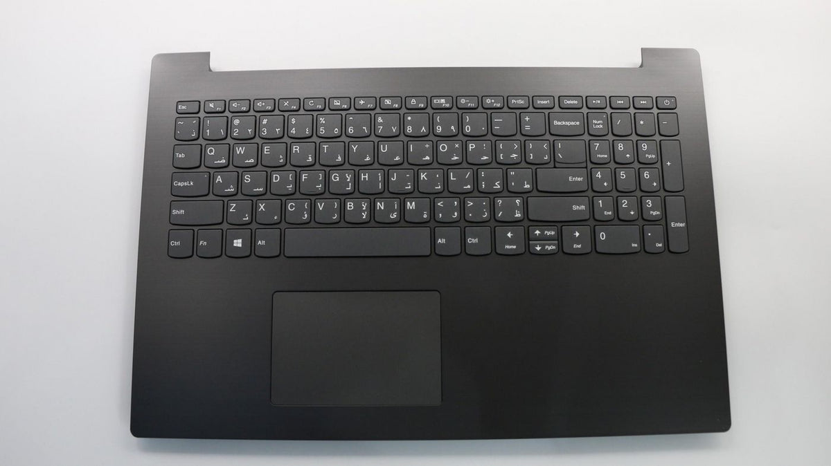 Lenovo L81DC Ersatz-Notebook-Tastatur für Lenovo-Notebooks (Arabisch) mit Touchpad – FRU 5CB0R16590 – Grau