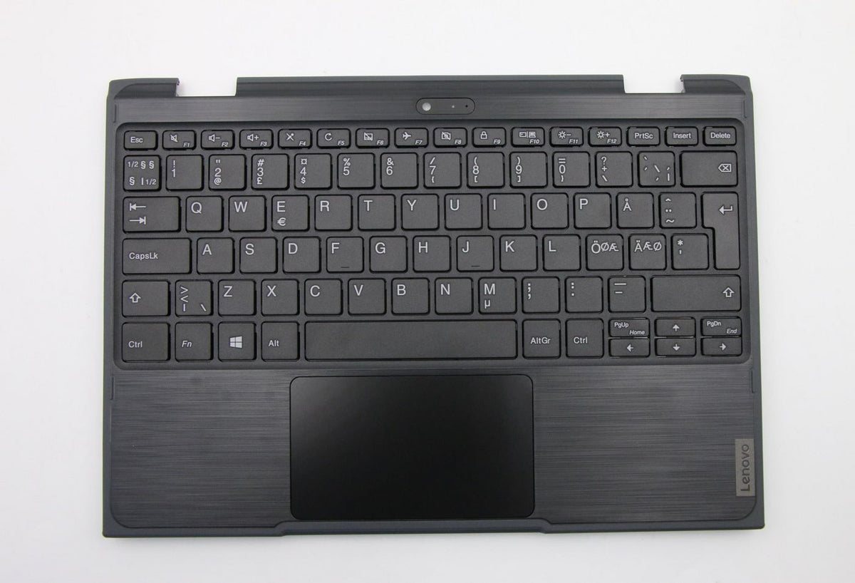Lenovo Tastatur-Case für bis zu 14" – Nordic – Schwarz