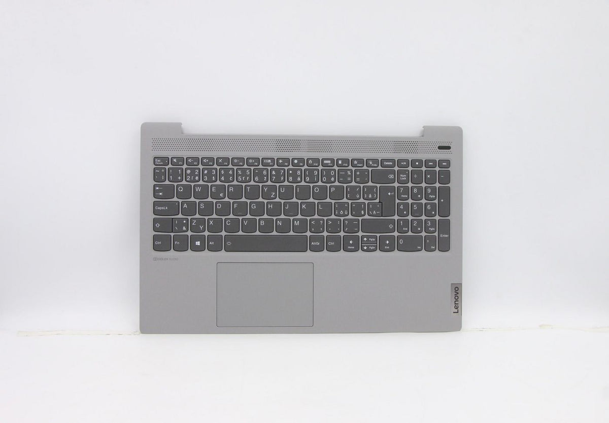 Lenovo Tastatur-Case für Lenovo IdeaPad 5 15ITL05 – mit Hintergrundbeleuchtung, Ziffernblock – Grau