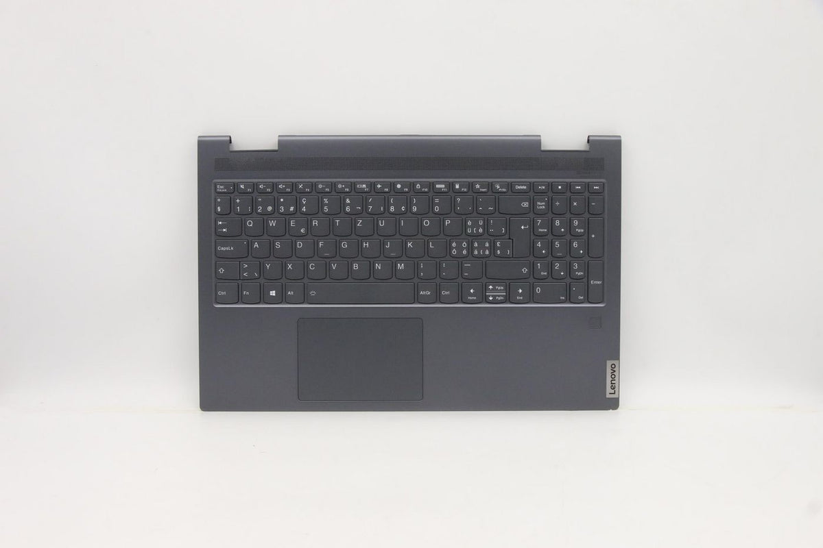 Lenovo Tastatur-Case für Lenovo Yoga 7 15ITL5 – Hintergrundbeleuchtung, numerisches Keypad – Grau