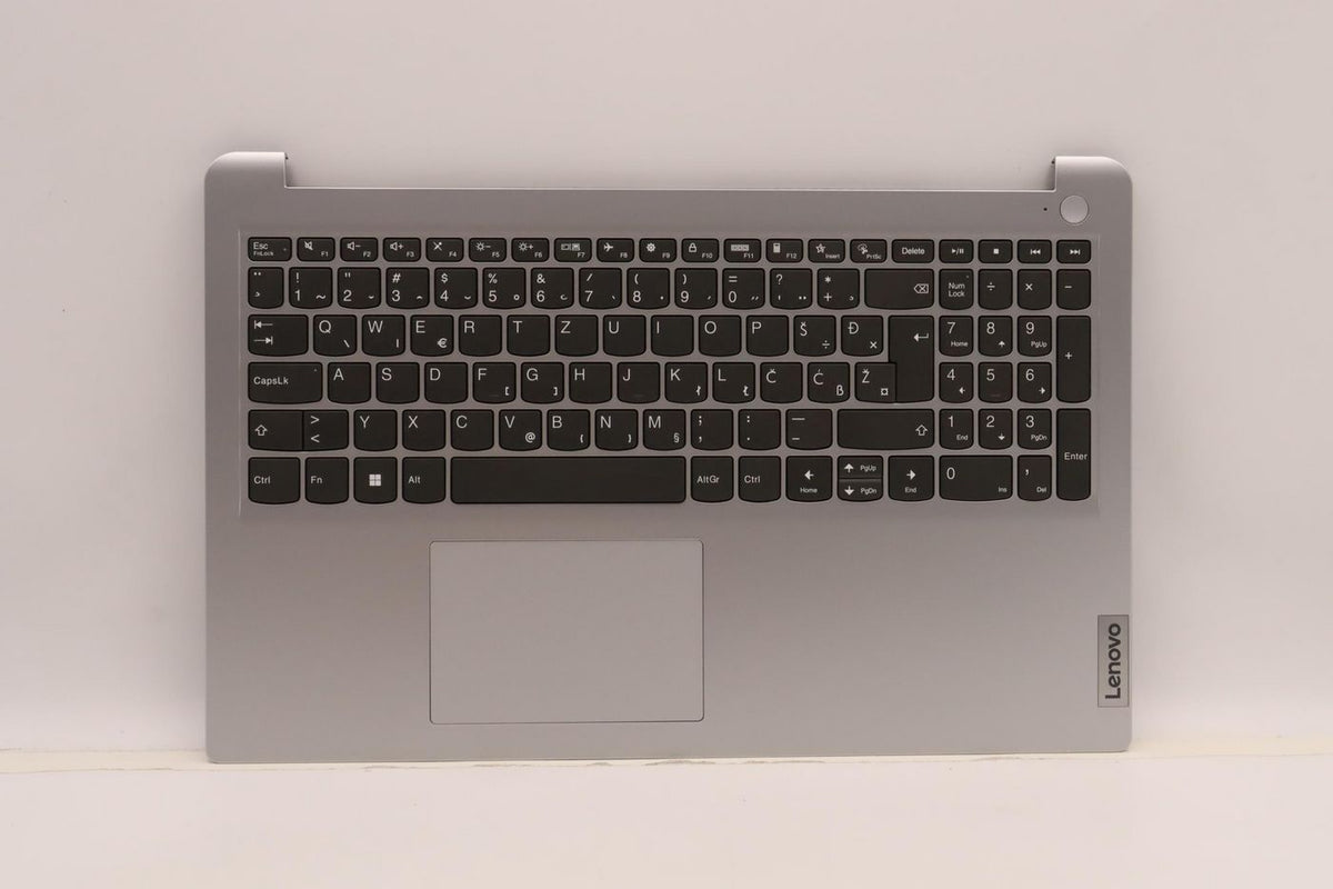Lenovo Tastatur-Case für IdeaPad 1-15ADA7 – mit Nummernblock – Silber