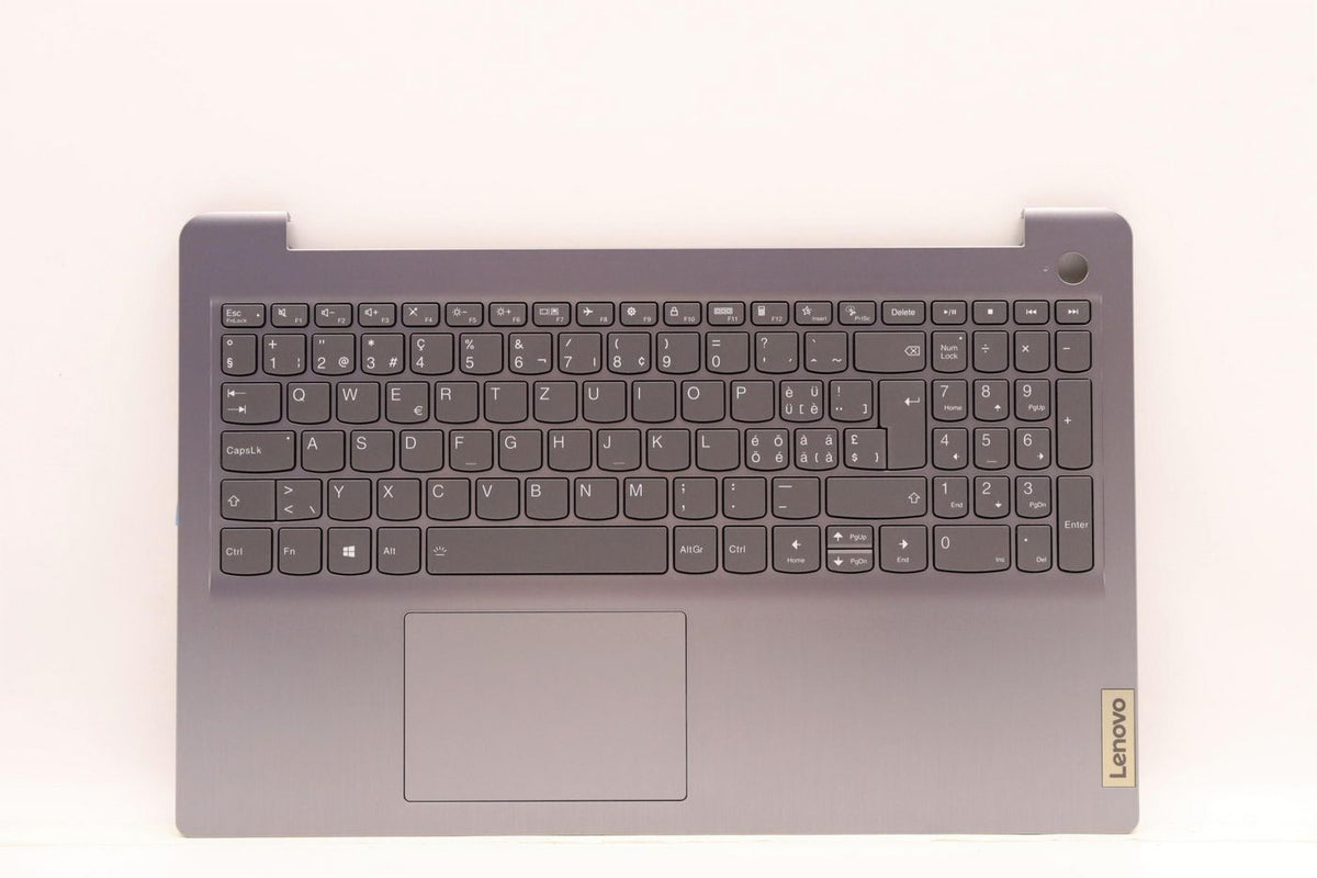 Lenovo Tastatur-Case für IdeaPad 3 15ABA7 – mit Hintergrundbeleuchtung, Nummernblock – Grau