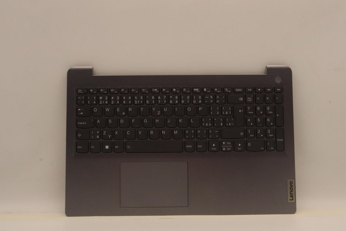 Lenovo Tastatur-Case für IdeaPad 3 15ABA7 – mit Hintergrundbeleuchtung, Nummernblock – Grau