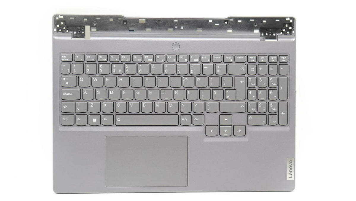 Lenovo Cover + Tastatur für Legion 5 15ARH7 – Grau, Hintergrundbeleuchtung, Nummernblock