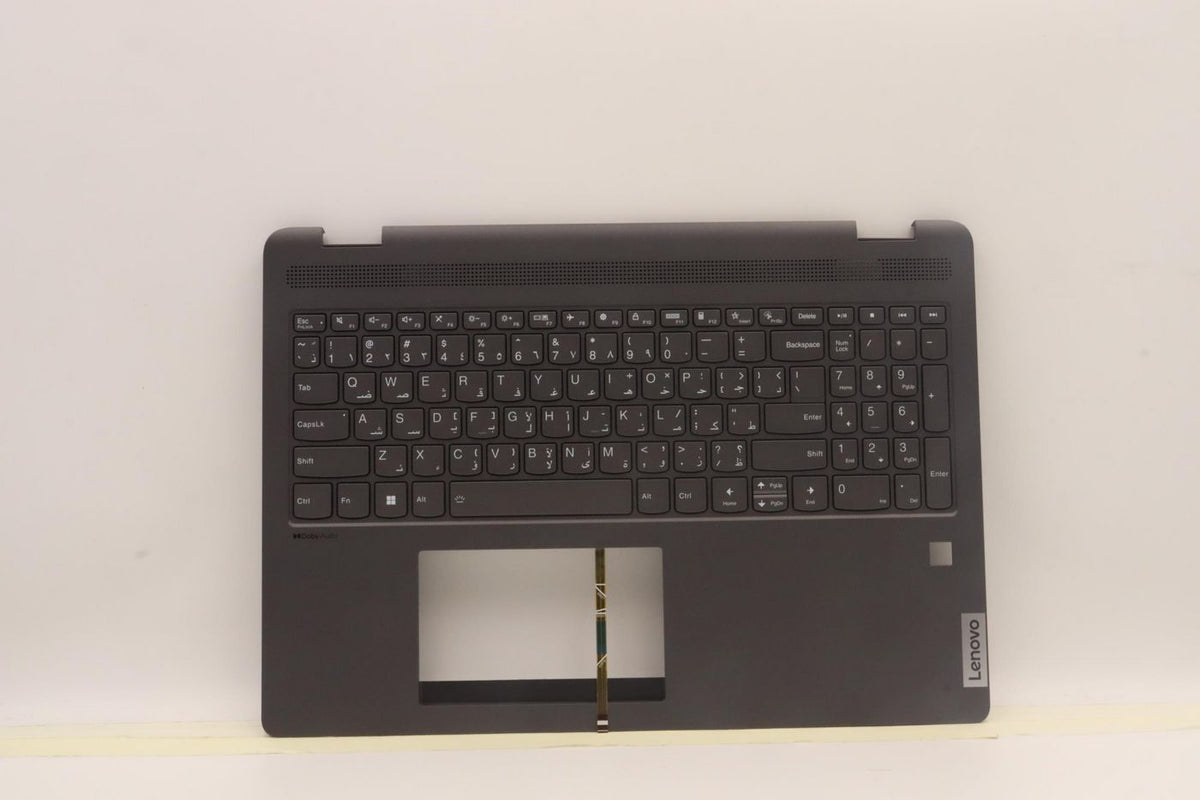 Lenovo Tastatur-Case für IdeaPad Flex 5 16IAU7 – mit Nummernblock – Grau