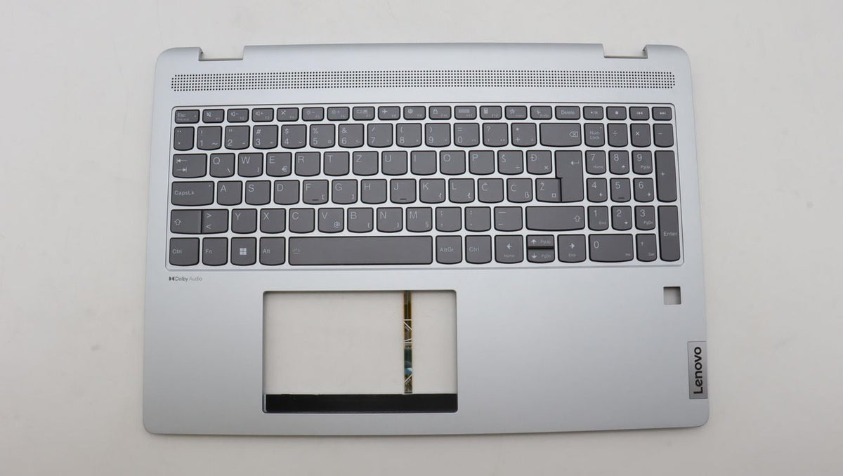 Lenovo Tastatur-Case für IdeaPad Flex 5 16IAU7 – mit Ziffernblock – Grau