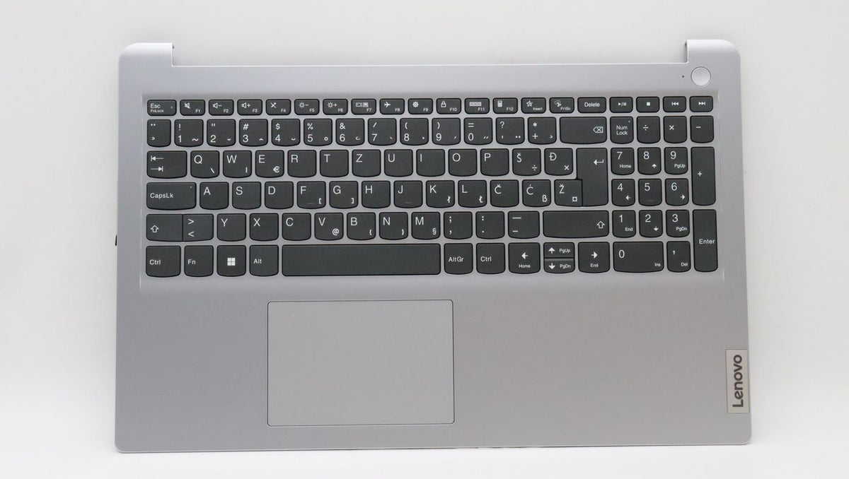 Lenovo Notebook-Ersatztastatur mit Cover – Grau – für IdeaPad 1 15IAU7