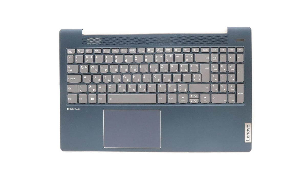 Lenovo Tastatur-Case für IdeaPad 5 15ABA7 – mit Hintergrundbeleuchtung, Numerisches Keypad – Blau