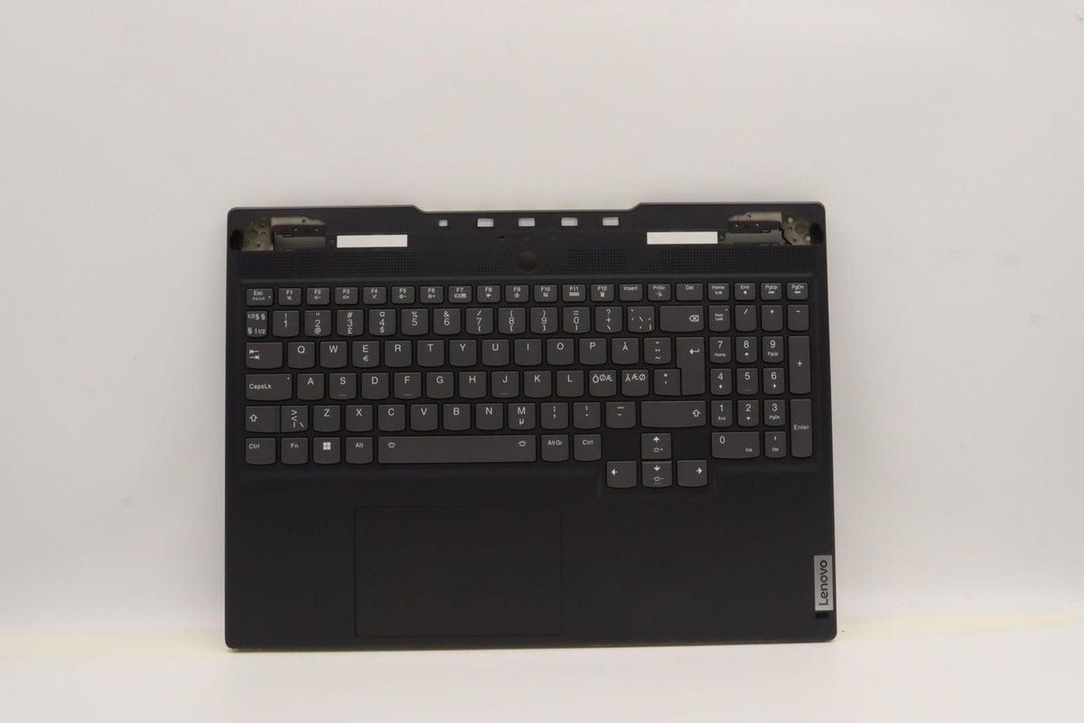 Lenovo Tastaturoberteil für Legion S7 16IAH7 – Nordic-Layout, Beleuchtung, Numerischer Block – Grau