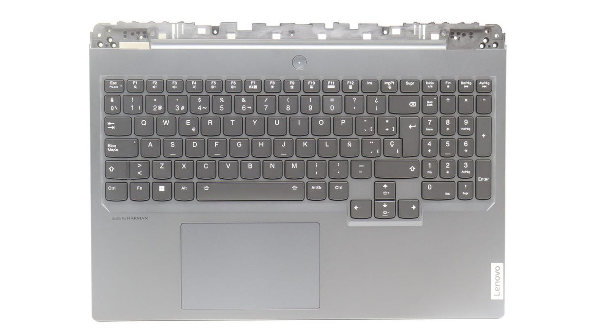 Lenovo Legion Pro 7 16IRX8H – Notebook-Ersatztastatur (Cover) – beleuchtet – grau