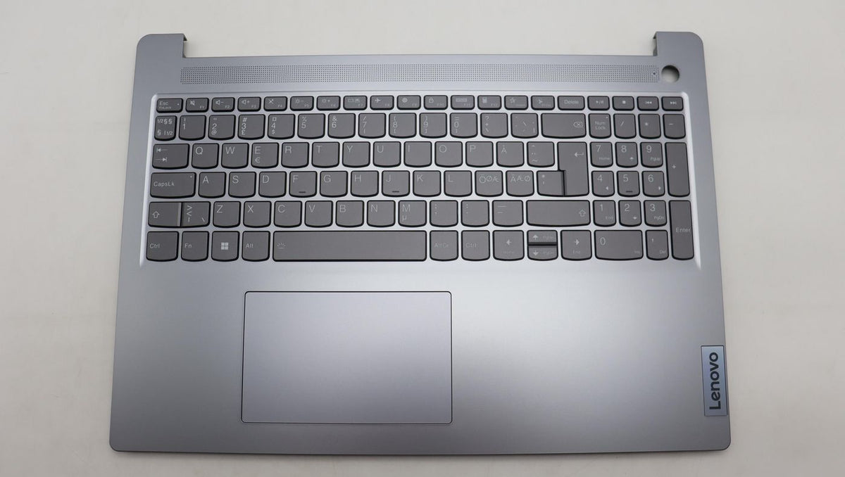 Lenovo 5CB1L51001 – Notebook-Ersatztastatur – QWERTY (Nordisch) – Beleuchtet – Grau – für IdeaPad Slim 3 16IRU8
