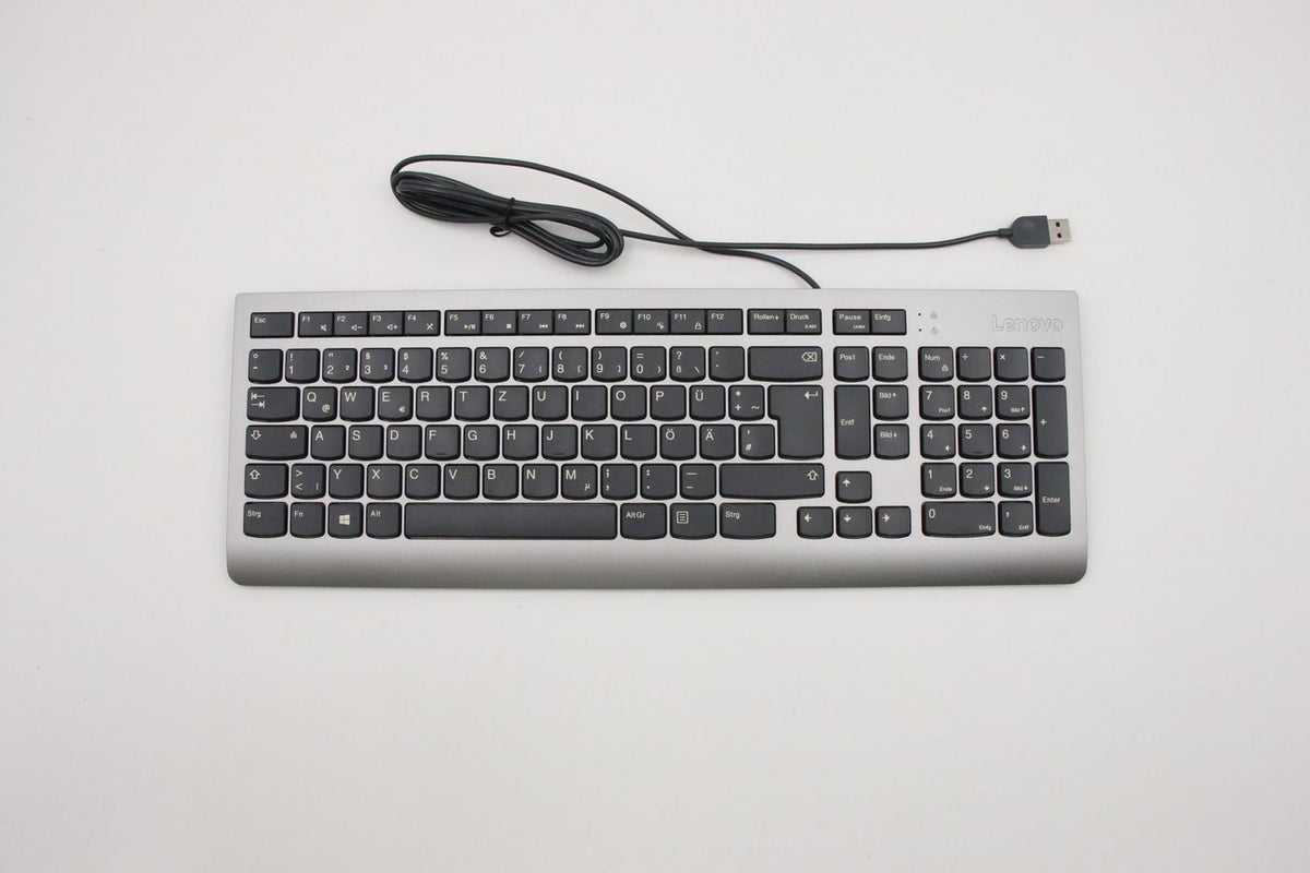 Lenovo Sunrex EKB-536A – Tastatur – USB kabelgebunden – QWERTZ (DE) – Grau