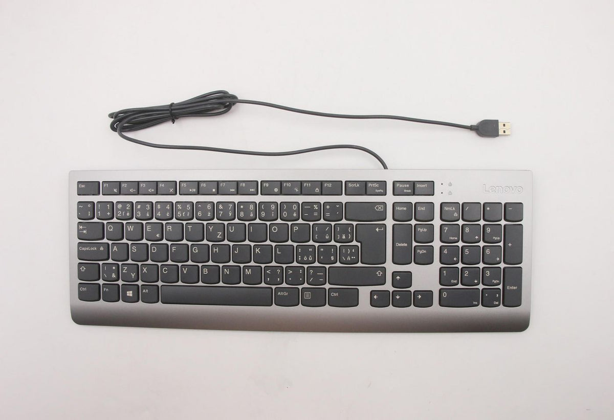 Lenovo EKB-536A – Notebook-Ersatztastatur – USB – QWERTZ (CZ/SK) – Grau