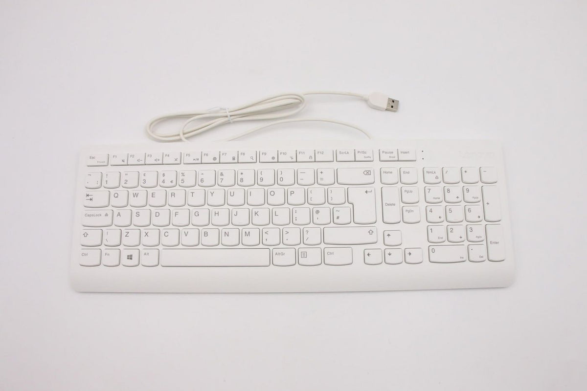 Lenovo Gen2 – Tastatur – kabelgebunden – QWERTY (UK‑INT) – Weiss
