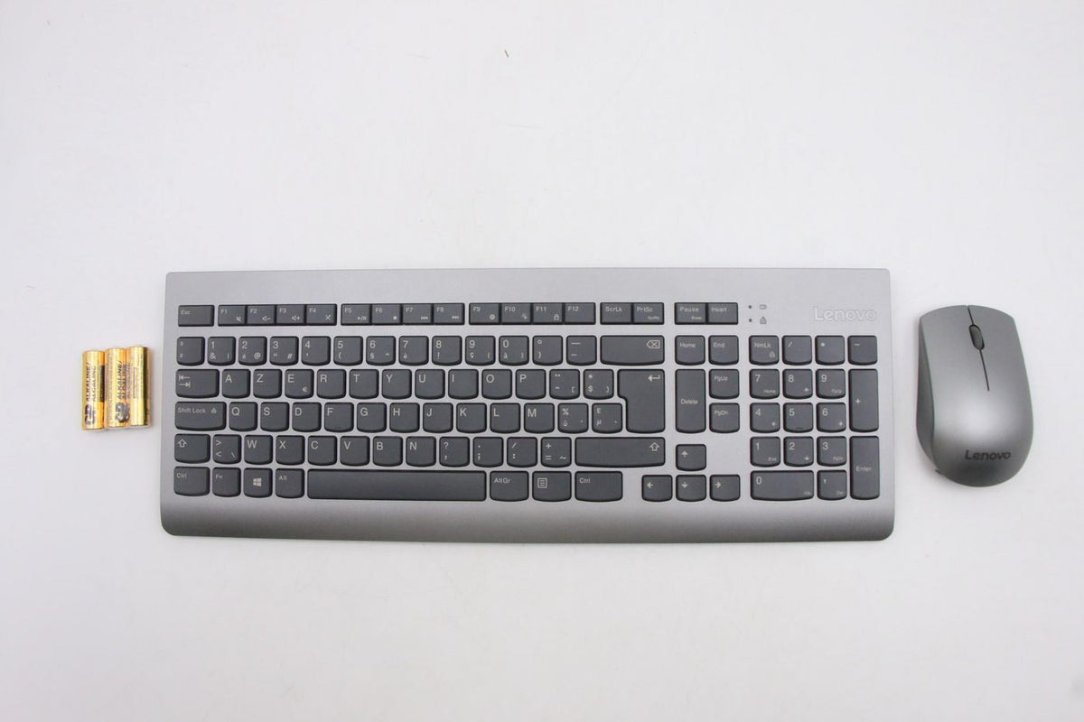 Lenovo Tastatur- und Maus-Set – 2,4 GHz USB-A (Empfänger) – Grau