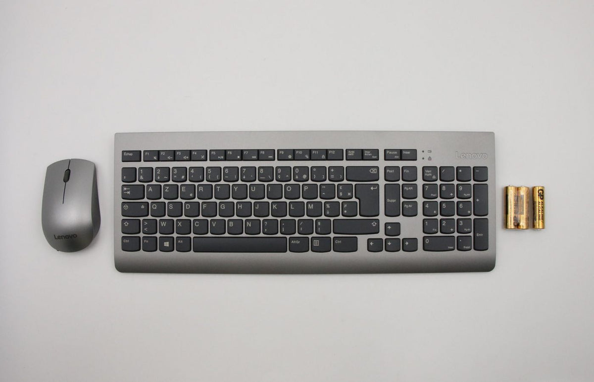 Lenovo Tastatur- und Maus-Set – 2,4 GHz – Grau