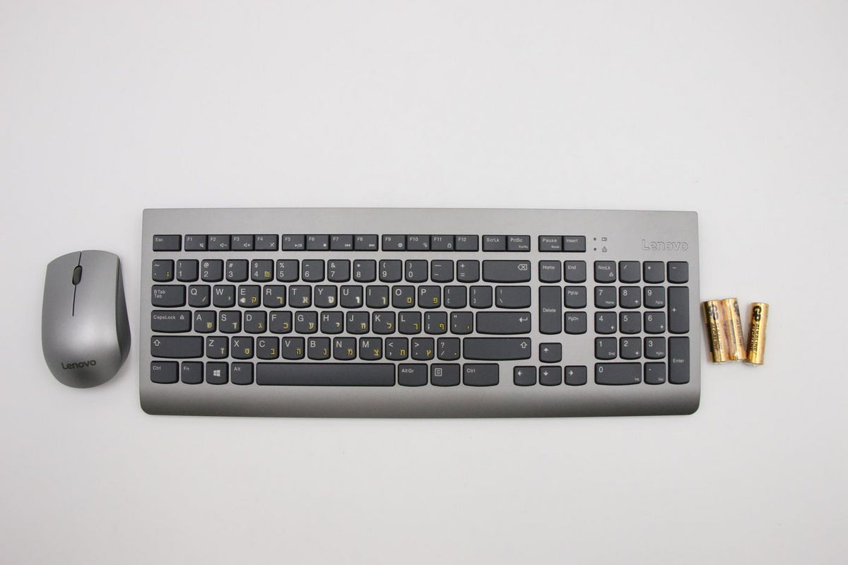 Lenovo Tastatur- und Maus-Set – 2,4 GHz – Grau