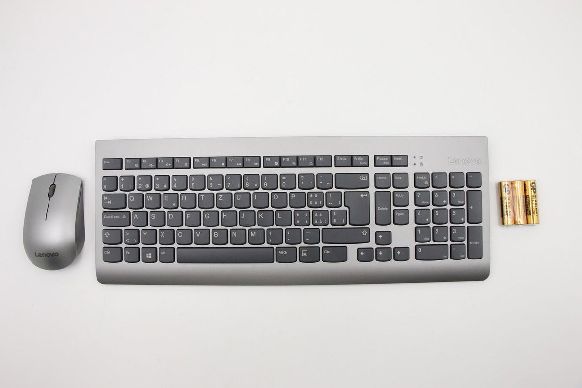 Lenovo RFBU71 – Tastatur-Maus-Set – 2,4 GHz – QWERTZ (CH) – Grau