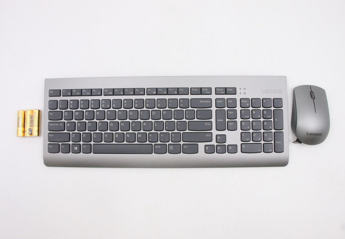 Lenovo Tastatur-Maus-Set – 2,4 GHz – QWERTY (US-INT) – Grau