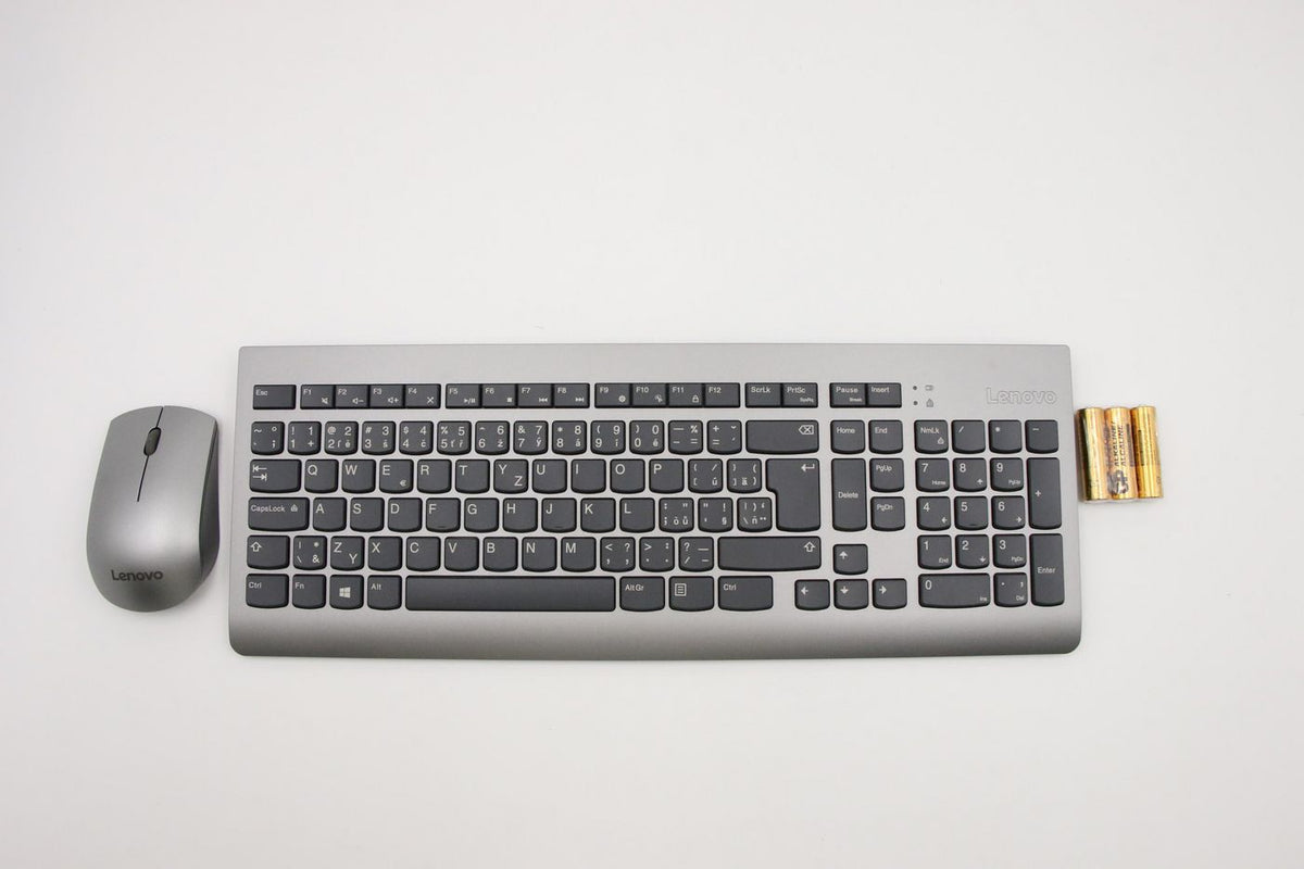 Lenovo Tastatur- und Maus-Set – 2,4 GHz USB-A – QWERTZ (CZ/SK) – Grau