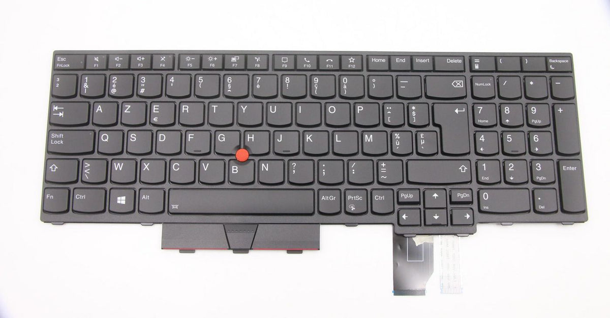 Lenovo Notebook-Ersatztastatur – mechanisch – beleuchtet – AZERTY (BE) – schwarz