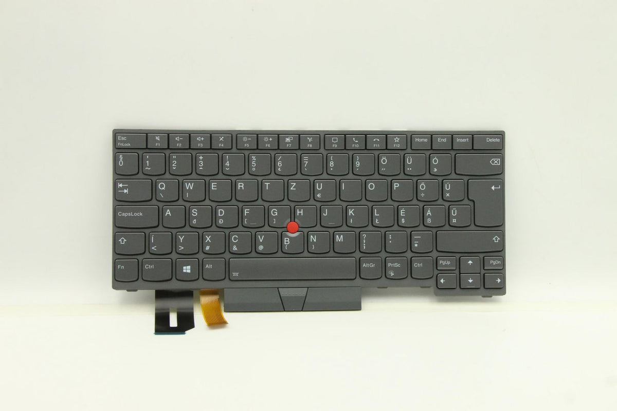 Lenovo Tastatur-Case für Lenovo Notebooks – QWERTZ (CH), HUN – Schwarz/Grau